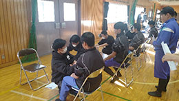 リハビリスタッフによる圧痛検査１