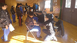 リハビリスタッフによる圧痛検査２